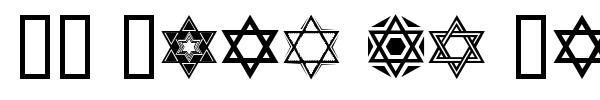 SL Star of David font preview
